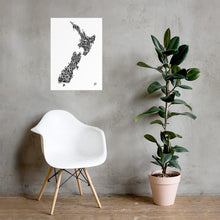 Load image into Gallery viewer, NZ Flower Drawing Print
